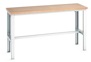 Cubio Multiplex Birch Ply Top Bench 2000Wx750Dx740-1140mmH Basic Benches 41003214.16V 